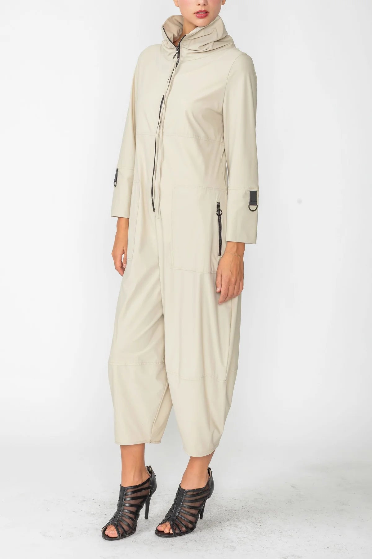 IC COLLECTION Jumpsuit- 3297JS- OYSTER