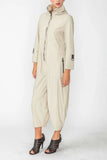 IC COLLECTION Jumpsuit- 3297JS- OYSTER