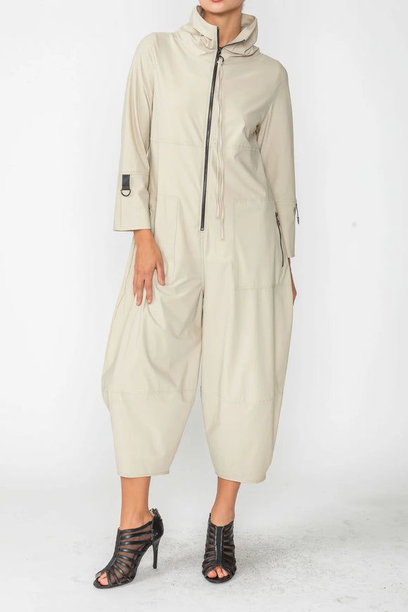 IC COLLECTION Jumpsuit- 3297JS- OYSTER