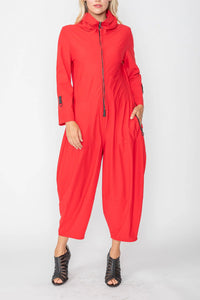 IC COLLECTION Jumpsuit- 3297JS- RED