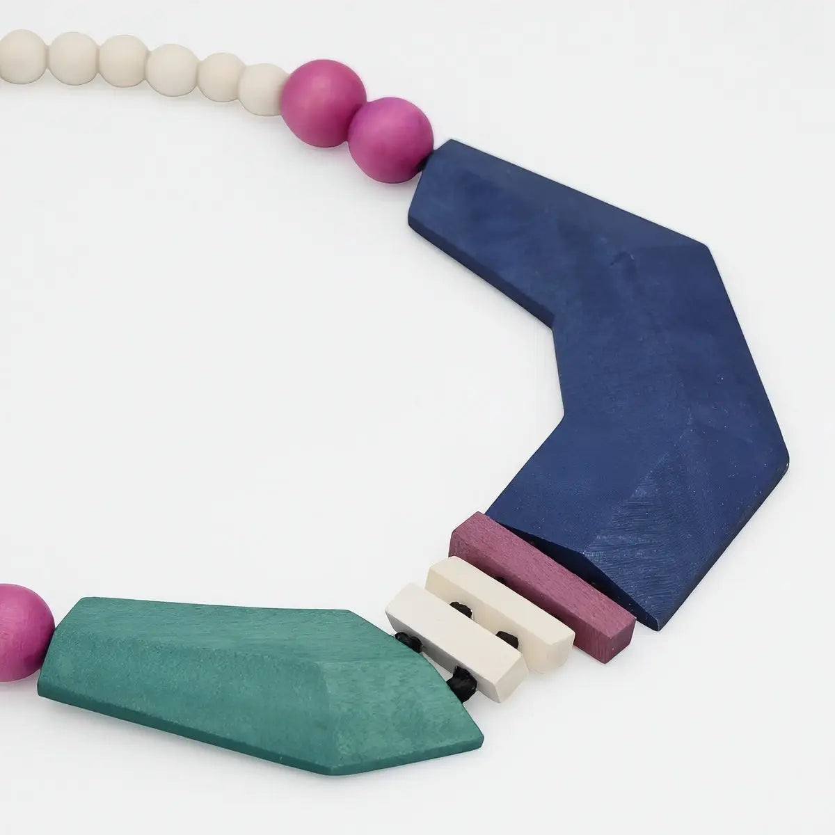 SYLCA Riviera Colorblock Statement Necklace