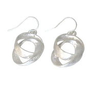 Takobia Silver Petite Woven Knot ER - 3445