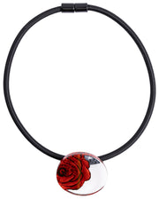 ZSISKA Rosette Necklace - RED