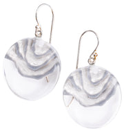 ZSISKA Rosette Bead Earrings - SILVER