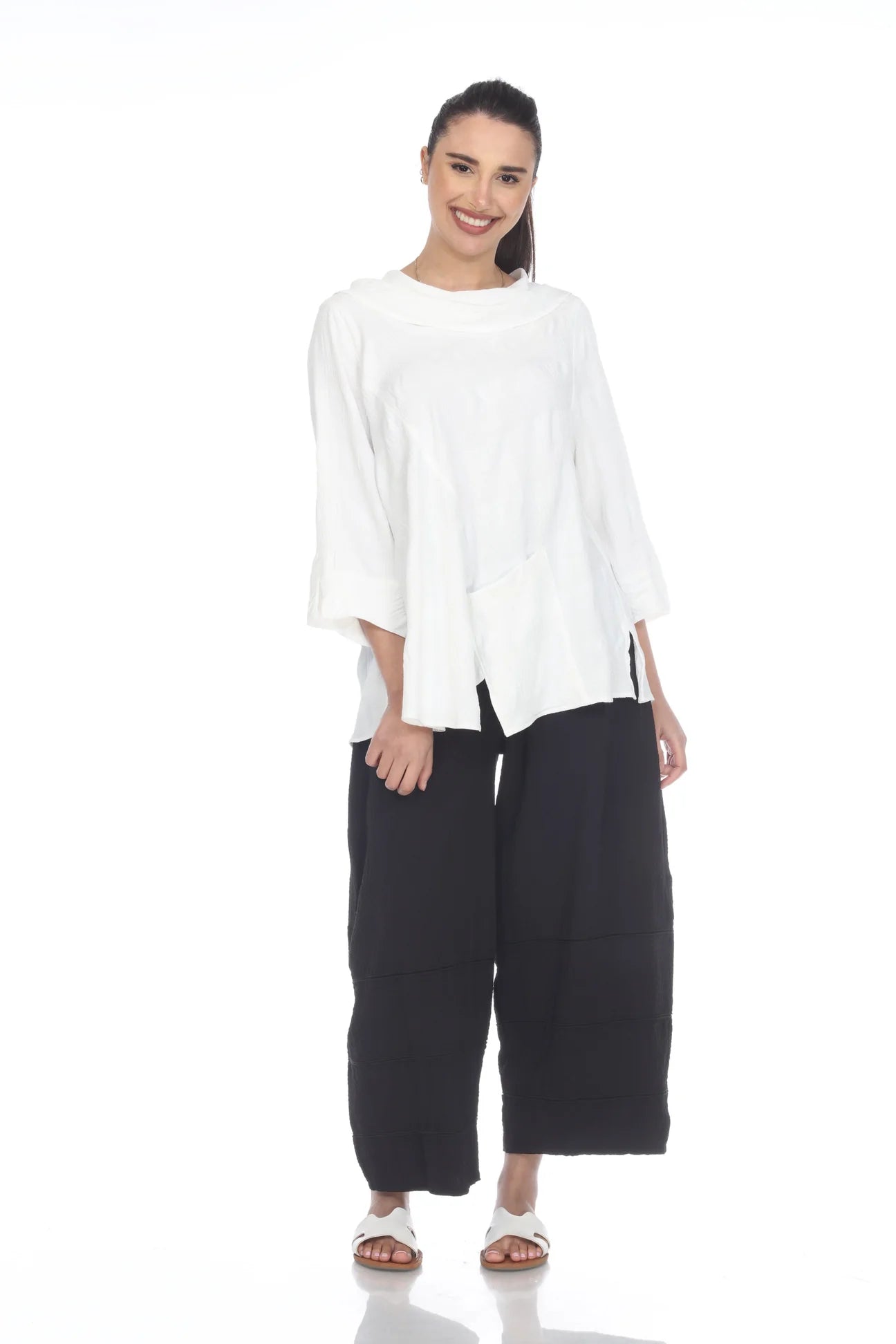 MOONLIGHT White Tunic - 3474