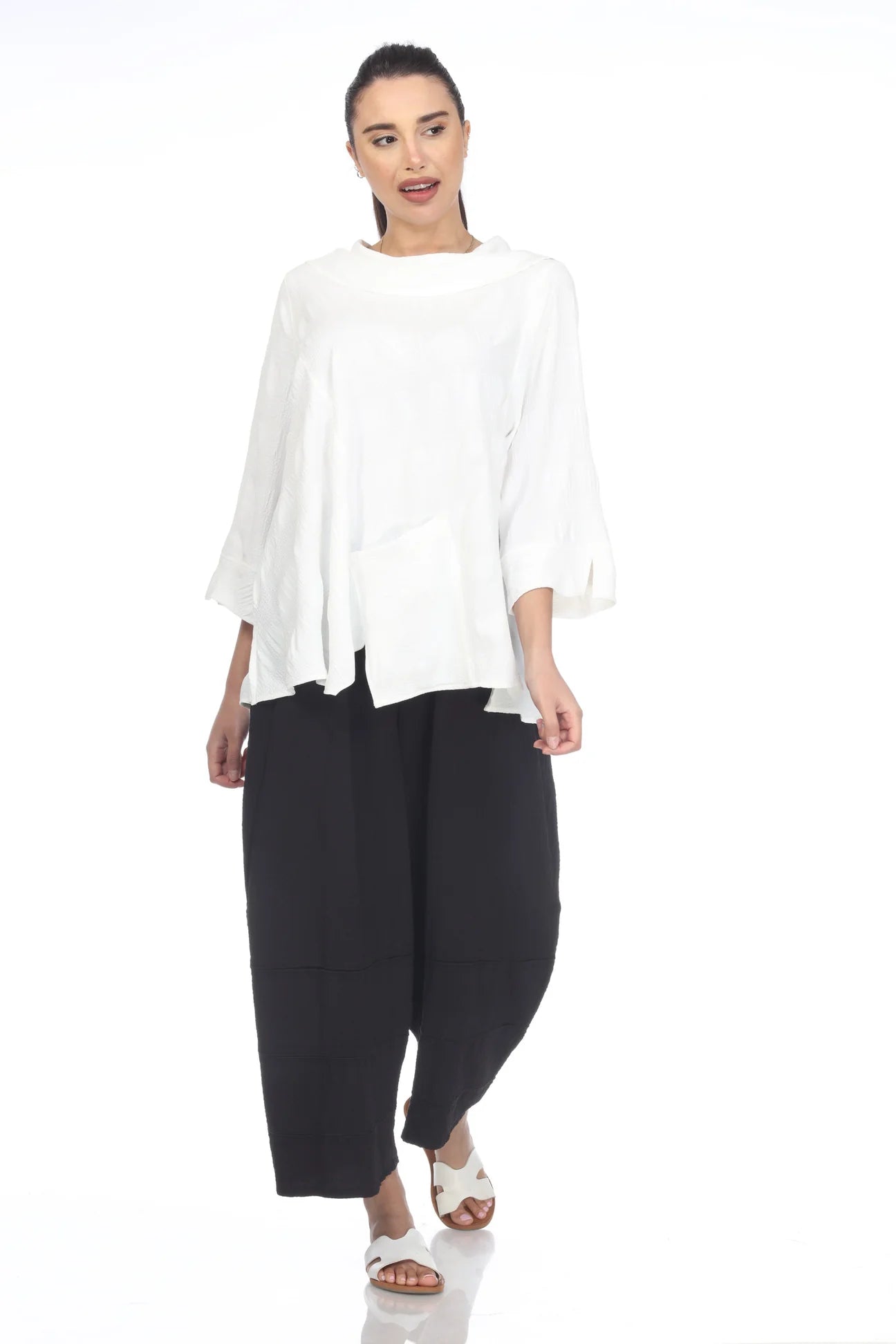 MOONLIGHT White Tunic - 3474