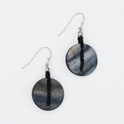 SYLCA Black Sky Dream Earrings - LS26E08 - BLACK