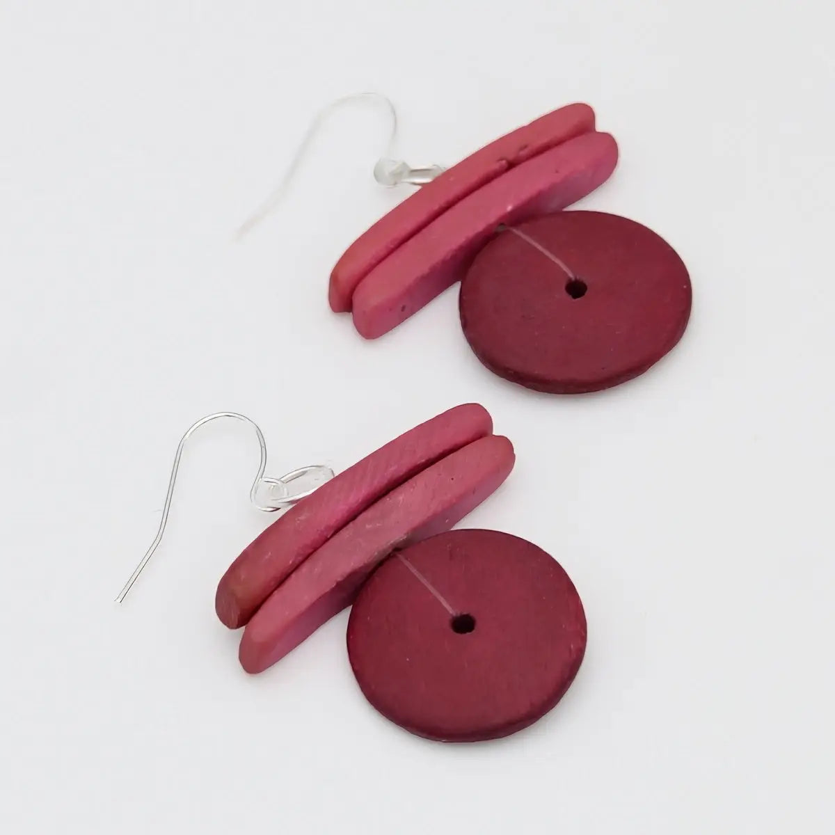 SYLCA Raspberry Billie Dangle Earring