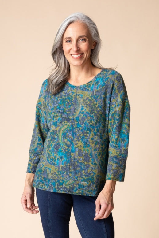 Habitat Super Soft Fleece Boxy Crew Top - 35468 - LAGOON