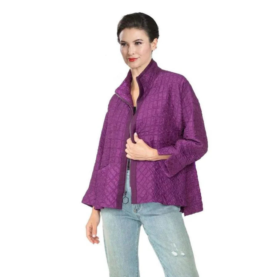 IC COLLECTION Jacket - 6920J - PLUM