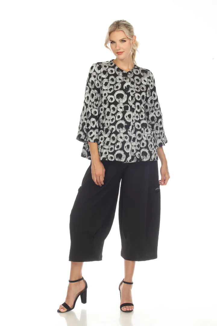 Moonlight Top - 3739 BK/SILVER