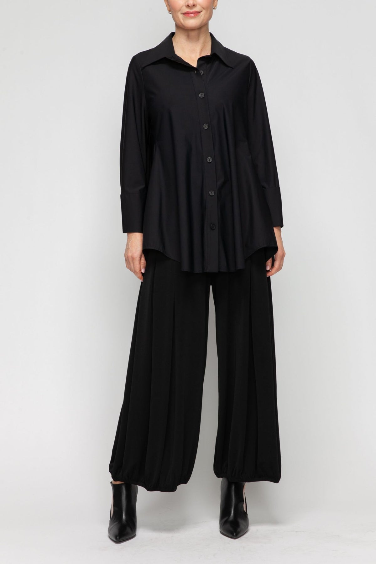 IC COLLECTION Blouse - 3778B - BLACK