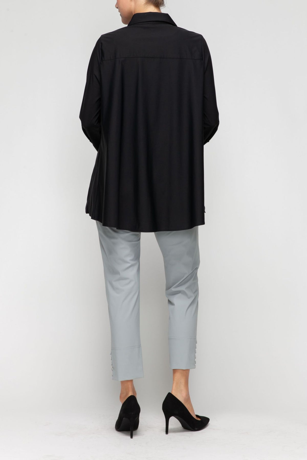 IC COLLECTION Blouse - 3778B - BLACK