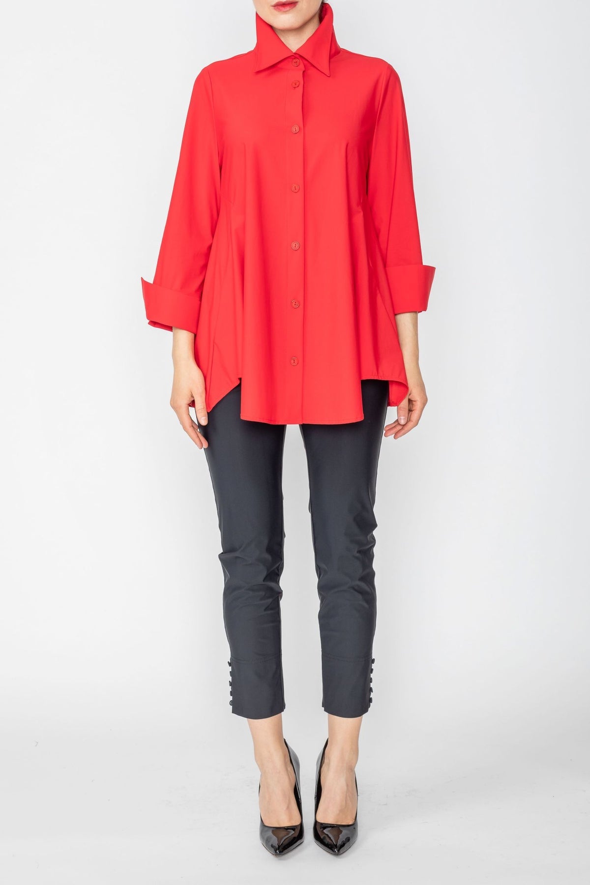 IC COLLECTION Blouse - 3778B - RED