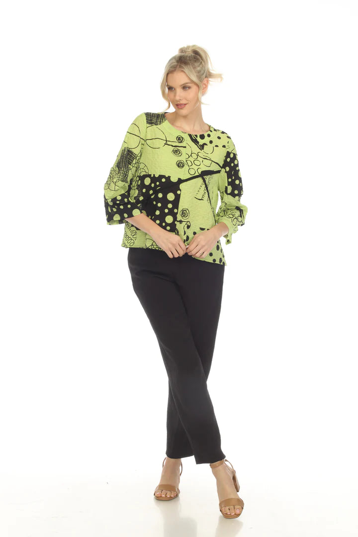 Moonlight Top - 3827 LIME/BLACK
