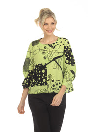 Moonlight Top - 3827 LIME/BLACK