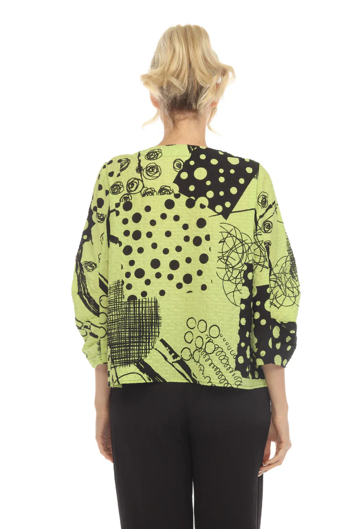 Moonlight Top - 3827 LIME/BLACK