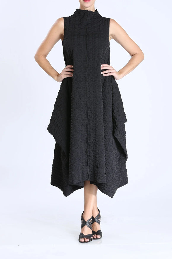 IC COLLECTION Dress- 3850D- BLACK