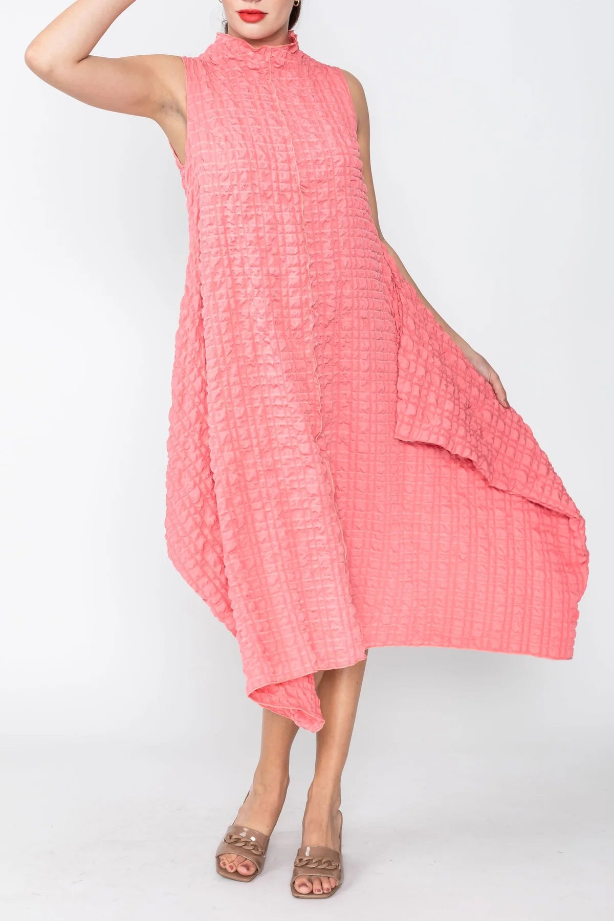 IC COLLECTION Dress - 3850D - ROSE