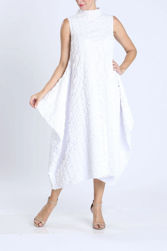 IC COLLECTION Dress- 3850D- WHITE
