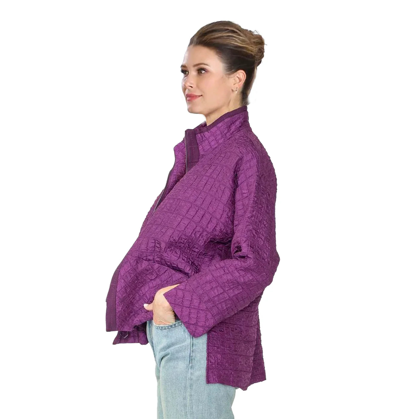IC COLLECTION Jacket - 6920J - PLUM