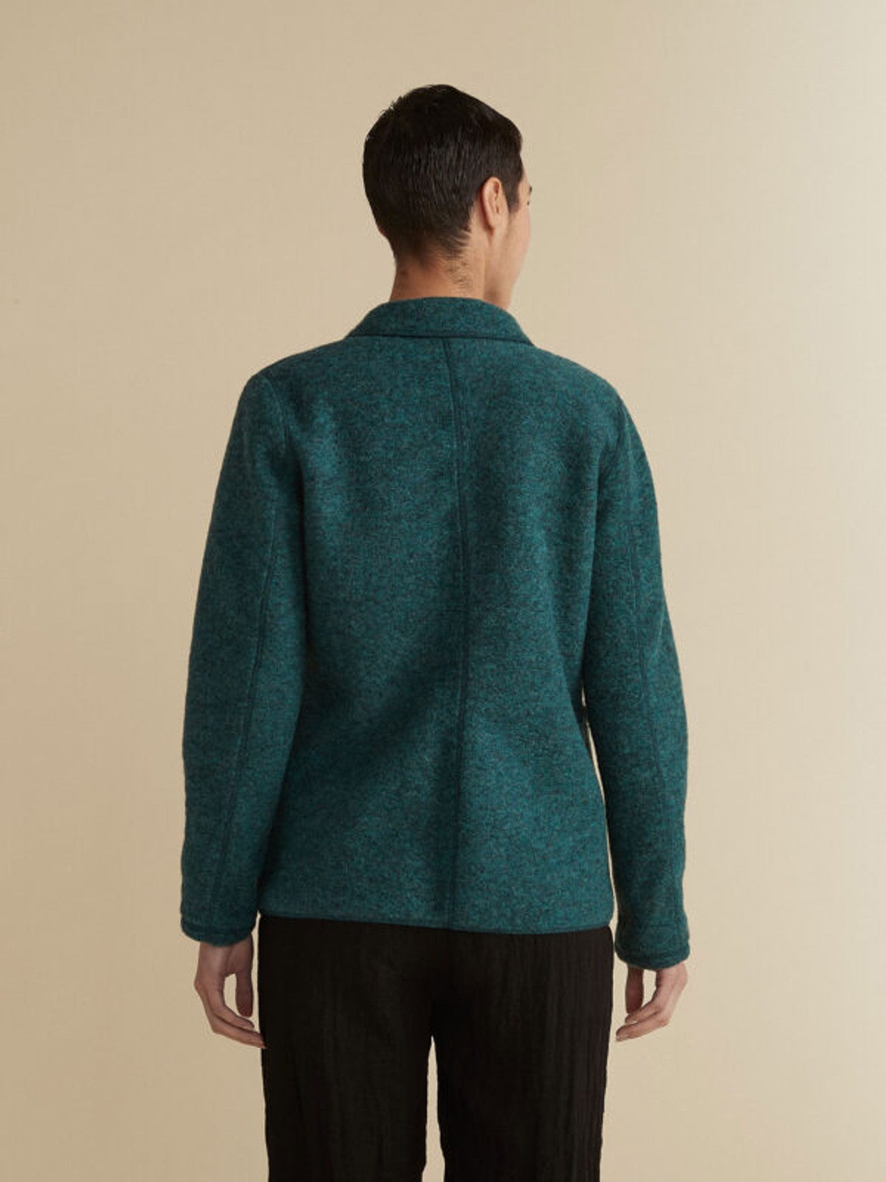 CUT LOOSE - Boiled Wool Pocket Blazer - 3988513