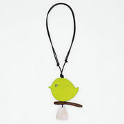 SYLCA Lime Robin On A Branch Necklace - DW22N05 - LIME