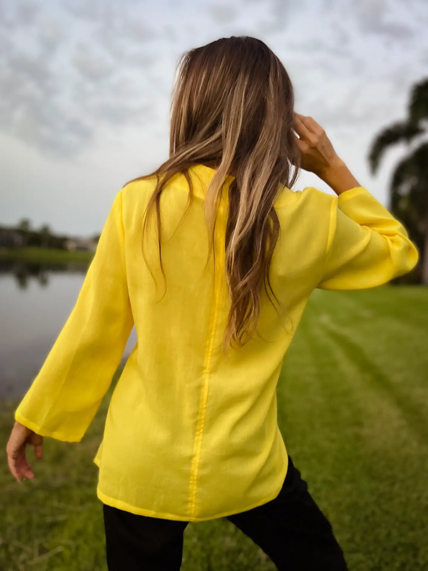 Fridaze AA368 - Georgia Linen Pullover Top