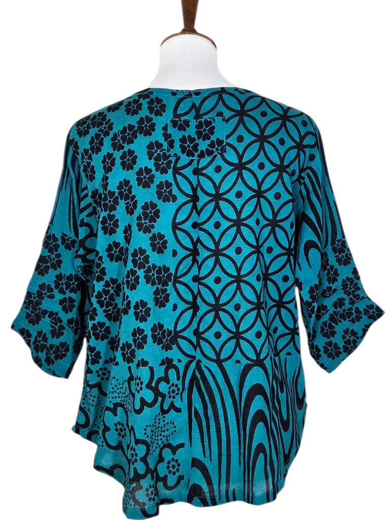 Yasuko Essential Blouse - PS-176 - Teal