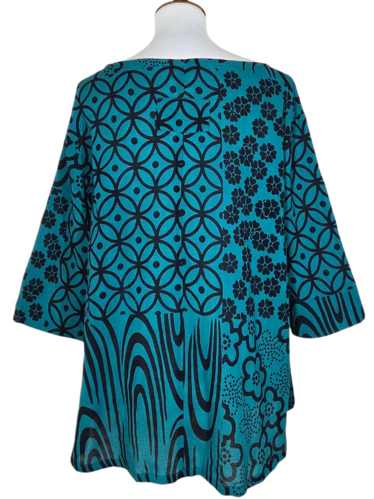 Yasuko El Blouse - PS-182 - Teal