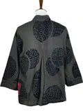 Yasuko Pouch Pocket Jacket - TE-169 - Charcoal