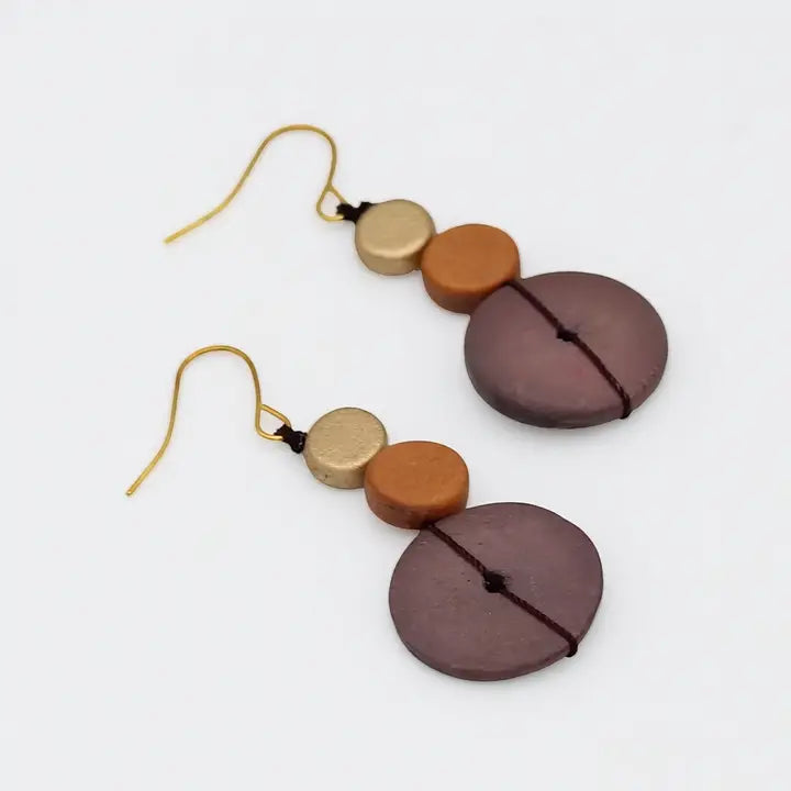 SYLCA Rust Cerelia Splendor Earrings
