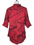 Yasuko Side Pocket Jacket - KW-190n - Red
