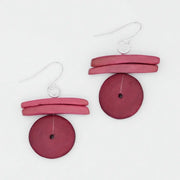 SYLCA Raspberry Billie Dangle Earring