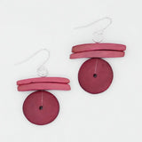SYLCA Raspberry Billie Dangle Earring