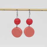 SYLCA  Peach Duo Dangles Earring
