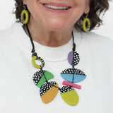SYLCA Multi-Color Polka Dot Inez Necklace