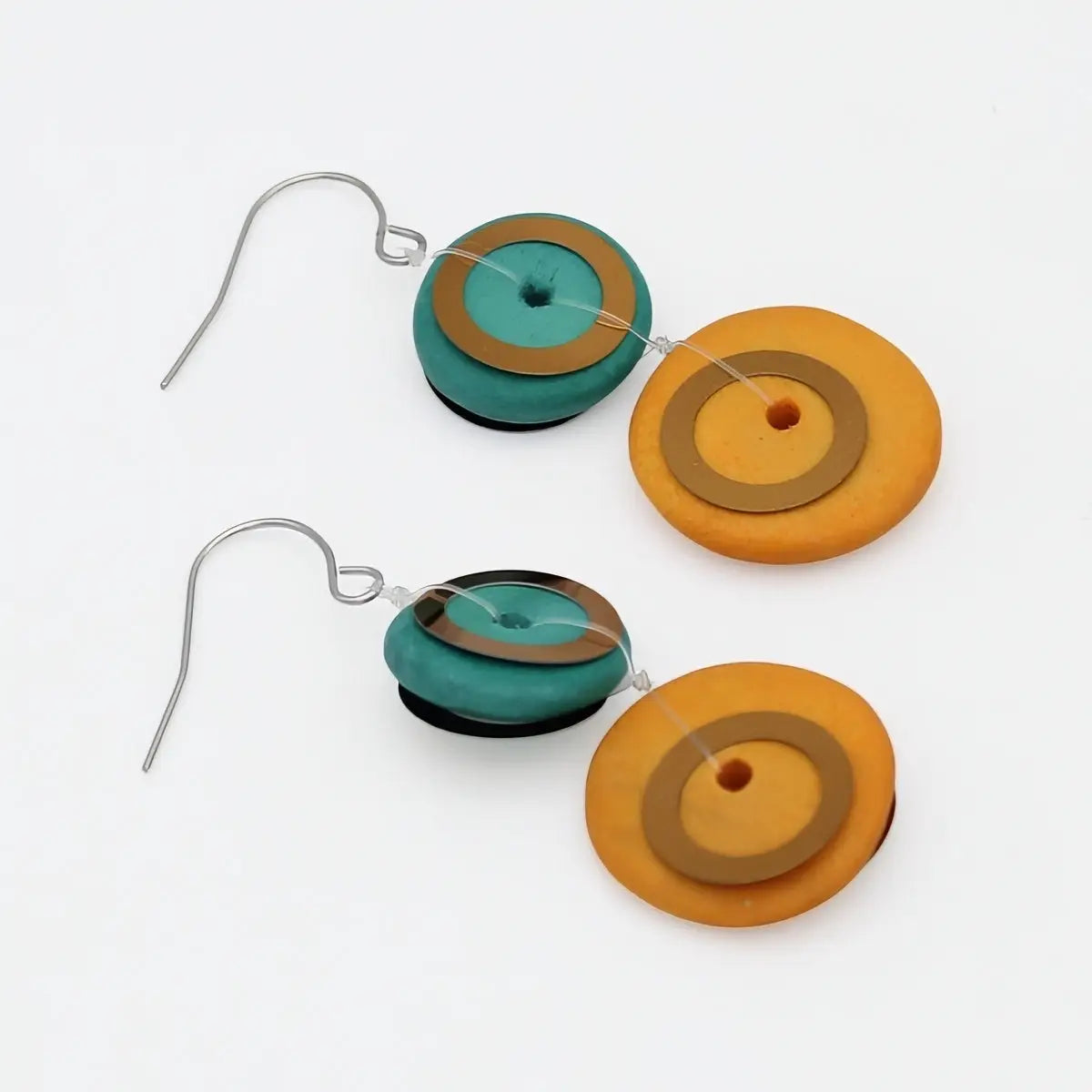 SYLCA Teal Adria Dangle Earrings
