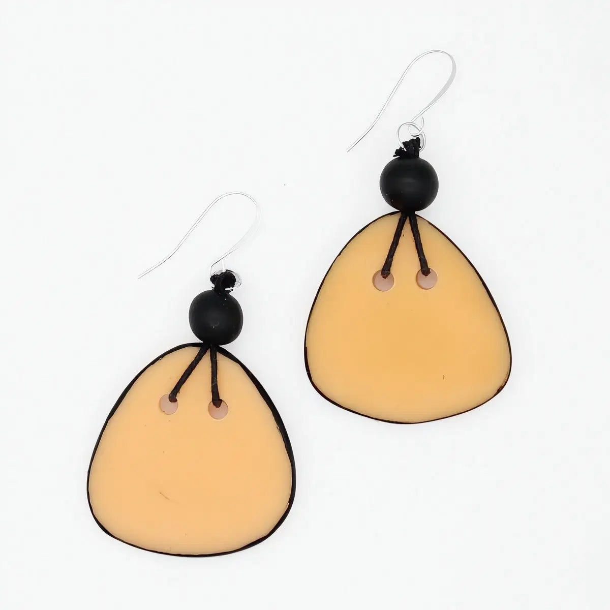 SYLCA Peach Petal Pop Resin Earrings - SD26E09 - PEACH