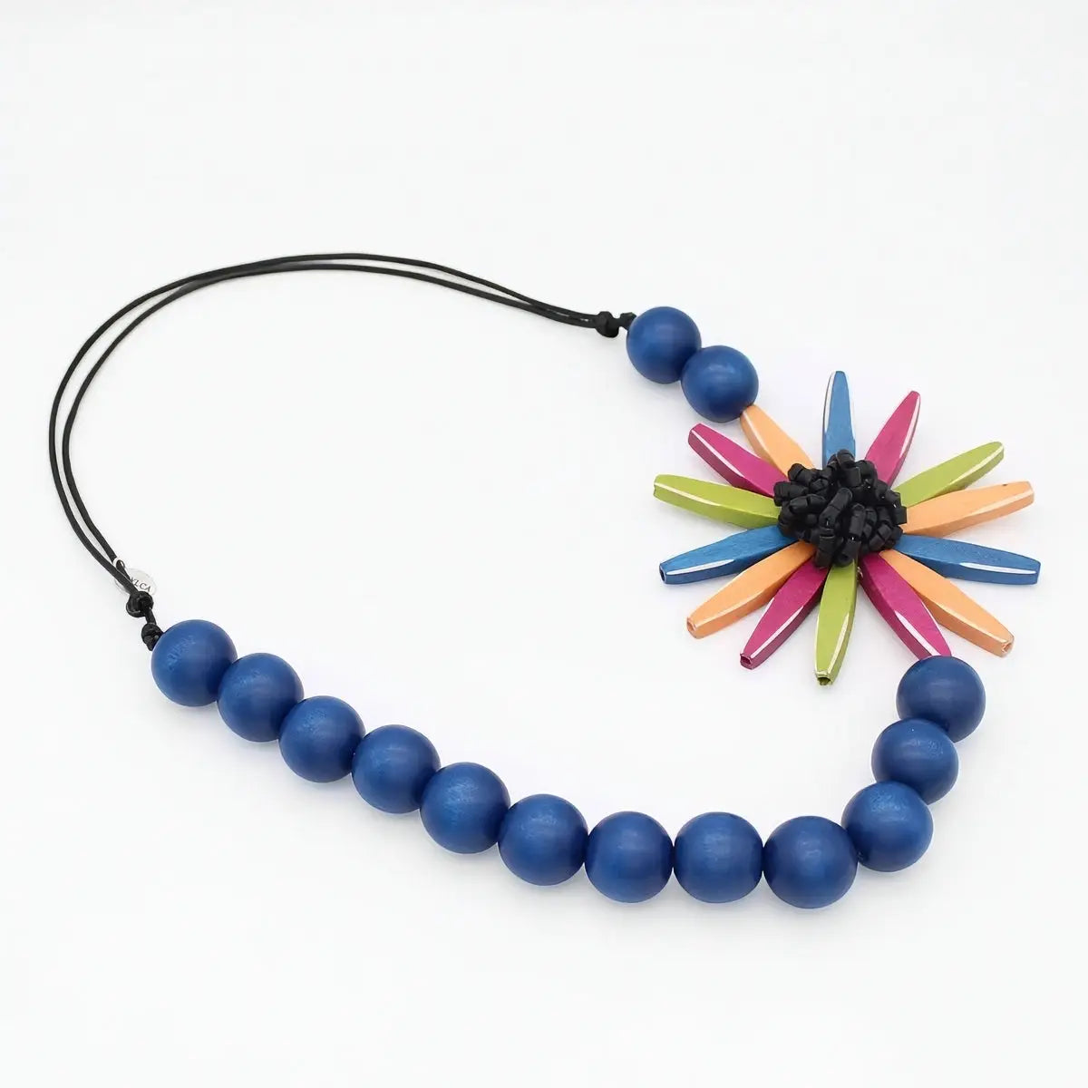 SYLCA Chunky Brights Flower Statement Necklace - SD24N23 - BRIGHTS