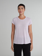 CUT LOOSE - Light Weight Linen Ruche Back Top - 4036273