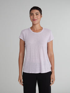 CUT LOOSE - Light Weight Linen Ruche Back Top - 4036273Sp