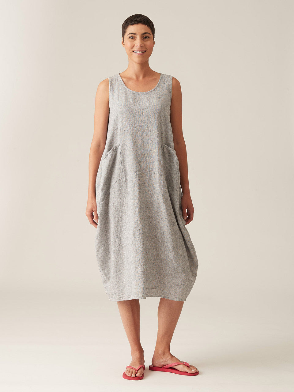 CUT LOOSE Crosshatch Pocket Dress The Total Look
