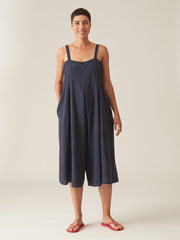 CUT LOOSE -  Crosshatch Crop Jumpsuit - 4192083