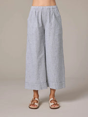 CUT LOOSE Crosshatch Pleated Crop Pant - 4192094