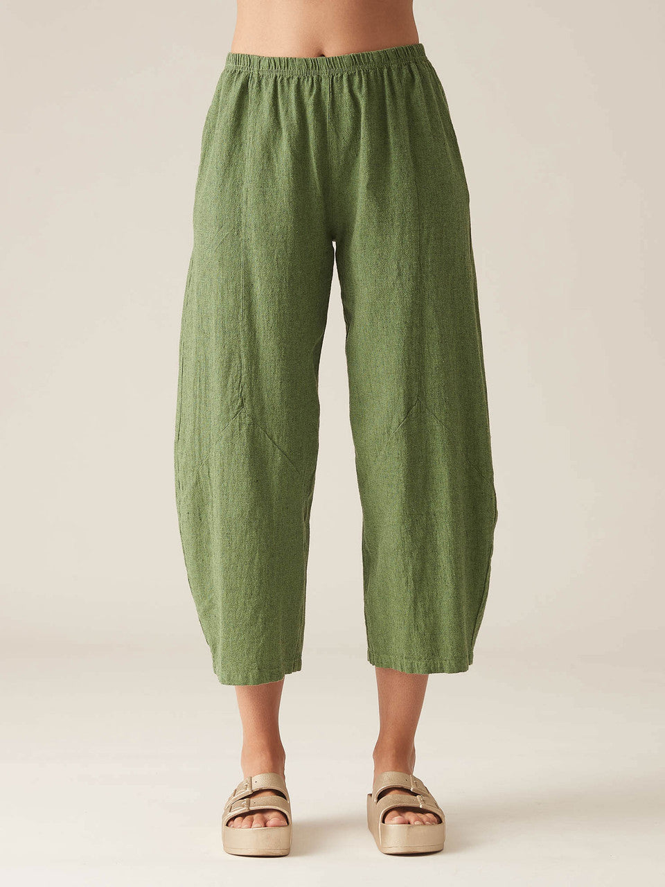 CUT LOOSE - Crosshatch Barrel Crop Pant - 4192431