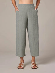 CUT LOOSE Crosshatch Crop Wide Leg - 4192538