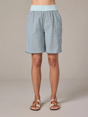 CUT LOOSE Crosshatch Frayed Shorts - 4193055