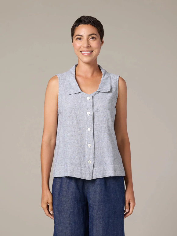 CUT LOOSE Crosshatch Sleeveless Shirt - 4195865