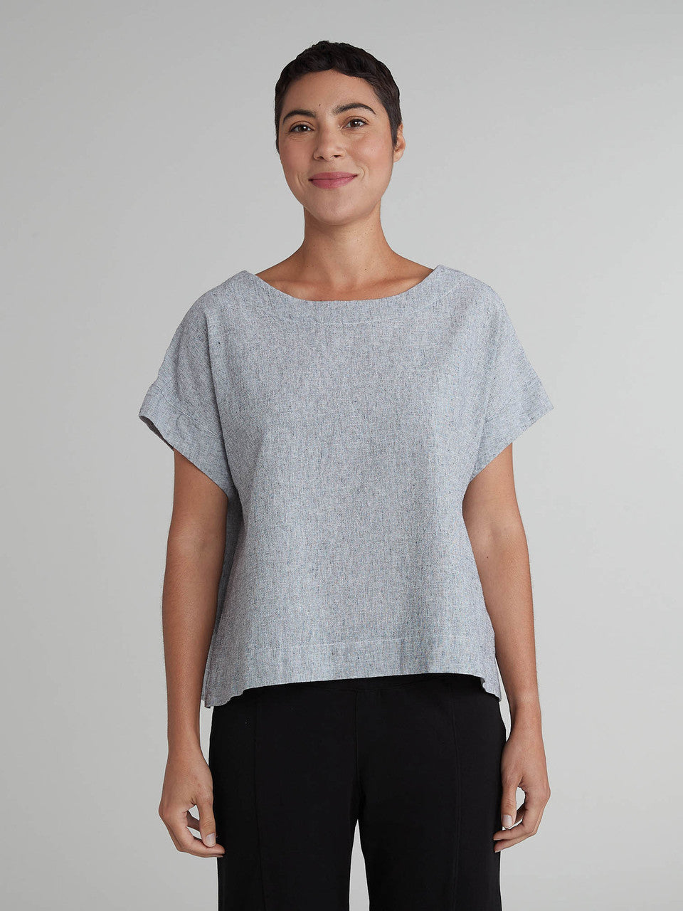 CUT LOOSE - Crosshatch Crop Top - 4196326